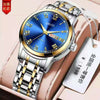 Wholesale Men's Fashion Quartz Watch Steel Case And Strap Round Dial Mineral Strengthened Glass Mirror