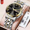 Wholesale Men's Fashion Quartz Watch Steel Case And Strap Round Dial Mineral Strengthened Glass Mirror