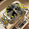 Wholesale Men's Fashion Quartz Watch Steel Case And Strap Round Dial Mineral Strengthened Glass Mirror