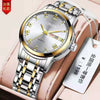 Wholesale Men's Fashion Quartz Watch Steel Case And Strap Round Dial Mineral Strengthened Glass Mirror
