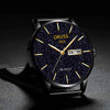 Wholesale Men's Fashion Watch Alloy Case And Strap Round Dial Mineral Strengthened Glass Mirror Quartz Movement Waterproof Calendar