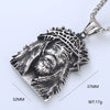 Wholesale Men's Hip Hop Stainless Steel Geometric Polished Necklace