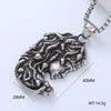 Wholesale Men's Hip Hop Stainless Steel Geometric Polished Necklace