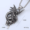 Wholesale Men's Hip Hop Stainless Steel Geometric Polished Necklace