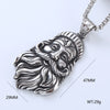 Wholesale Men's Hip Hop Stainless Steel Geometric Polished Necklace