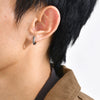 Wholesale Men's Hip Hop Style Stainless Steel Geometric Earrings