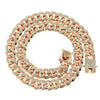 Wholesale Men's Hiphop Alloy Cuban Chain Necklace With Diamond Design