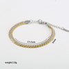Wholesale Men's Hiphop Geometric Stainless Steel Electroplated Bracelet