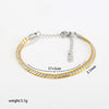 Wholesale Men's Hiphop Geometric Stainless Steel Electroplated Bracelet