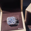 Wholesale Men's Jewelry Copper Geometric Zircon Ring