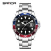 Wholesale Men's Leisure Style Round Dial Waterproof Quartz Watch With Steel Band Alloy Case And Mineral Reinforced Mirror
