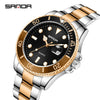 Wholesale Men's Leisure Style Round Dial Waterproof Quartz Watch With Steel Band Alloy Case And Mineral Reinforced Mirror