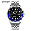 Wholesale Men's Leisure Style Round Dial Waterproof Quartz Watch With Steel Band Alloy Case And Mineral Reinforced Mirror