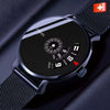Wholesale Men's Leisure Style Steel Automatic Movement Waterproof Round Watch