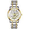 Wholesale Men's Leisure Waterproof Luminous Hollow Quartz Watch With Alloy Strap And Case Mineral Reinforced Glass Mirror And Stainless Steel Buckle