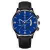 Wholesale Men's Metal Case Leather Strap Quartz Watch With Round Dial And Fashion Style