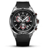 Wholesale Men's Multifunctional Sports Chronograph Silicone Quartz Watch With Alloy Case And Mineral Strengthened Glass Mirror Round Dial