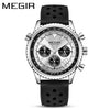 Wholesale Men's Multifunctional Ultrathin Business Style Silicone Band Alloy Case Round Waterproof Luminous Calendar Watch