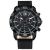 Wholesale Men's Outdoor Multifunctional Sports Quartz Watch Alloy Case Imitation Leather Strap Round Dial