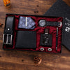 Wholesale Men's 6 Piece Set With Pu Material Modern And Simple Quartz Watch Gift Suit Wallet Belt Perfume