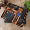 Wholesale Men's 6 Piece Set With Pu Material Modern And Simple Quartz Watch Gift Suit Wallet Belt Perfume
