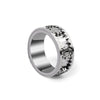 Wholesale Men's Pure Handmade Geometric Rotatable Gear Ring Made Of Titanium Steel