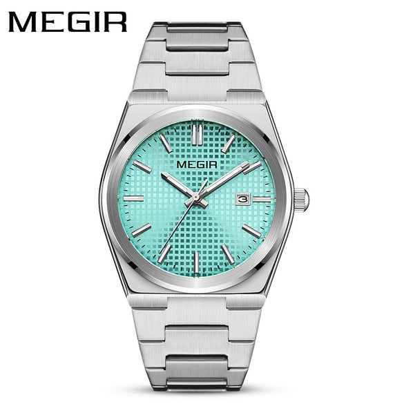 Wholesale Men's Quartz Fashion Casual Waterproof Watch With Stainless Steel Case And Alloy Band Round Dial