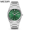 Wholesale Men's Quartz Fashion Casual Waterproof Watch With Stainless Steel Case And Alloy Band Round Dial