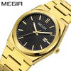 Wholesale Men's Quartz Fashion Casual Waterproof Watch With Stainless Steel Case And Alloy Band Round Dial