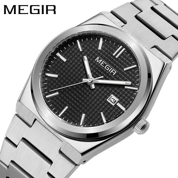 Wholesale Men's Quartz Fashion Casual Waterproof Watch With Stainless Steel Case And Alloy Band Round Dial