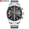 Wholesale Men's Quartz Watch With Business Style Round Dial Stainless Steel Strap And Clasp Alloy Case Sapphire Crystal Glass Mirror
