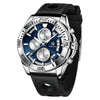 Wholesale Men's Quartz Watch With Fashion Style Waterproof Luminous Alloy Case Stainless Steel Strap And Buckle Round Dial Mineral Strengthened Glass Mirror