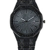 Wholesale Men's Quartz Watches With Octagonal Full Diamond Calendar Star Steel Band And Diamond Inlay Made Of Alloy