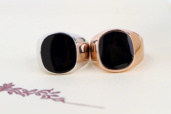 Wholesale Men's Retro Alloy Ring With Geometric Pattern And Electroplating Process