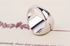Wholesale Men's Retro Alloy Ring With Geometric Pattern And Electroplating Process