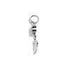 Wholesale Men's Retro Punk Fashion Alloy Feather Leaf Pendant Earrings With Electroplating