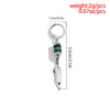 Wholesale Men's Retro Punk Fashion Alloy Feather Leaf Pendant Earrings With Electroplating