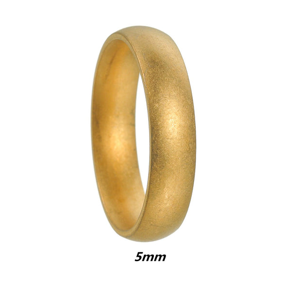 Wholesale Men's Retro Ring Titanium Steel Geometric Distressed Electroplated