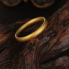 Wholesale Men's Retro Ring Titanium Steel Geometric Distressed Electroplated