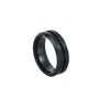Wholesale Men's Rotating Decompression Titanium Stainless Steel Ushaped Ring Jewelry With Vacuum Plating