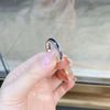 Wholesale Men's S925 Sterling Silver Geometric Ring With Electroplating
