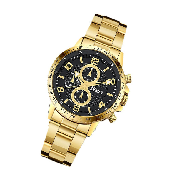 Wholesale Men's Sports Quartz Watch With Alloy Band And Stainless Steel Buckle