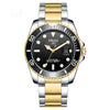 Wholesale Men's Stainless Steel Automatic Non Mechanical Fashion Business Luminous Waterproof Hollow Round Dial Watch