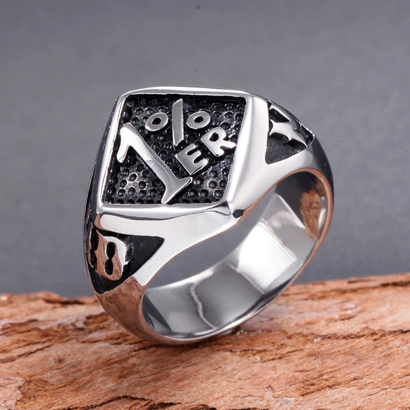 Wholesale Men's Stainless Steel Geometric Ring And Bracelet With Polishing