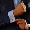 Wholesale Men's Stainless Steel Geometric Vintage Cufflinks With Electroplating