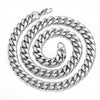 Wholesale Men's Titanium Steel And Stainless Steel Cuban Necklace With Round Mill Chain And Geometric Pattern Encryption Jewelry