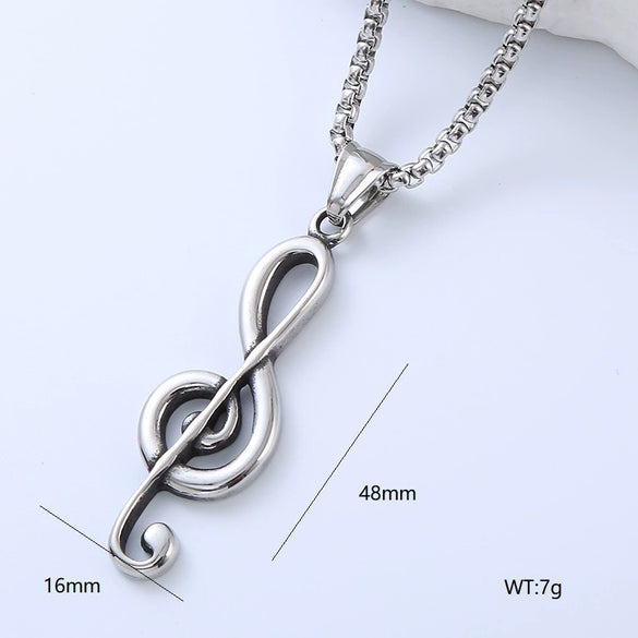 Wholesale Men's Titanium Steel Punk Style Geometric Jewelry With Polishing Treatment