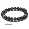 Wholesale Men's Titanium Steel Snowflake Sixpointed Star Rhombus Pattern Electroplated Bracelet