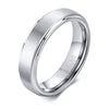 Wholesale Men's Tungsten Steel Ring Black Geometric Style Polished