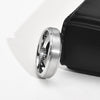 Wholesale Men's Tungsten Steel Ring Black Geometric Style Polished